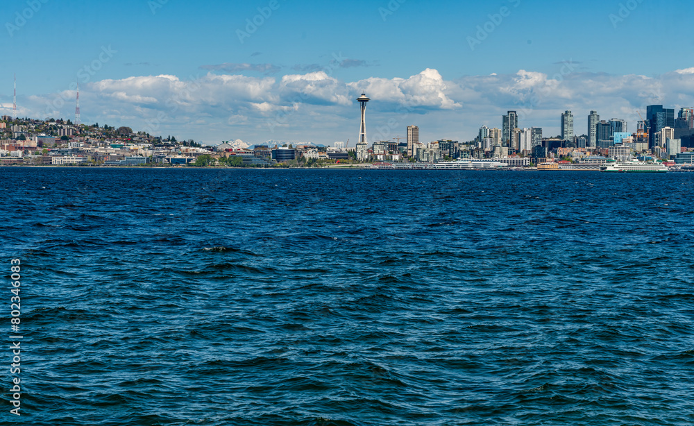 Travel Seattle Skyline Scene 4