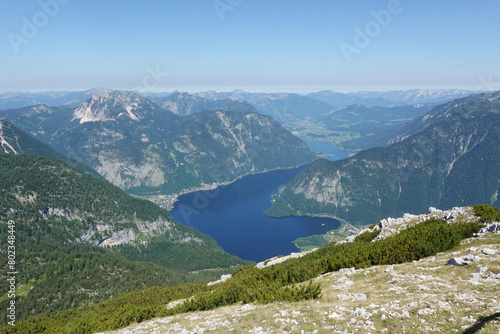 The view from Krippenstein mountain  Austria