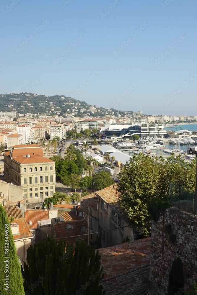 A harbour in the old town in Cannes, French Riviera