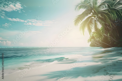 Creative trendy summertime banner mockup. Summer shopping sales and vacation concept. © Алина Троева