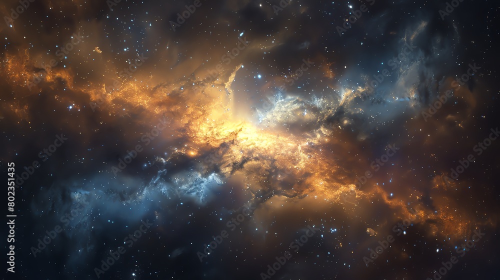 galaxy of Cirrus, high resolution DSLR