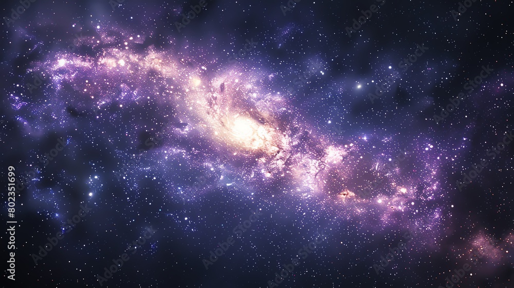 Naklejka premium galaxy of Constellation, 3D render