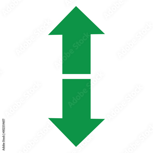 
UP and down arrow icon. swap up and down arrow one line bank and finance icon