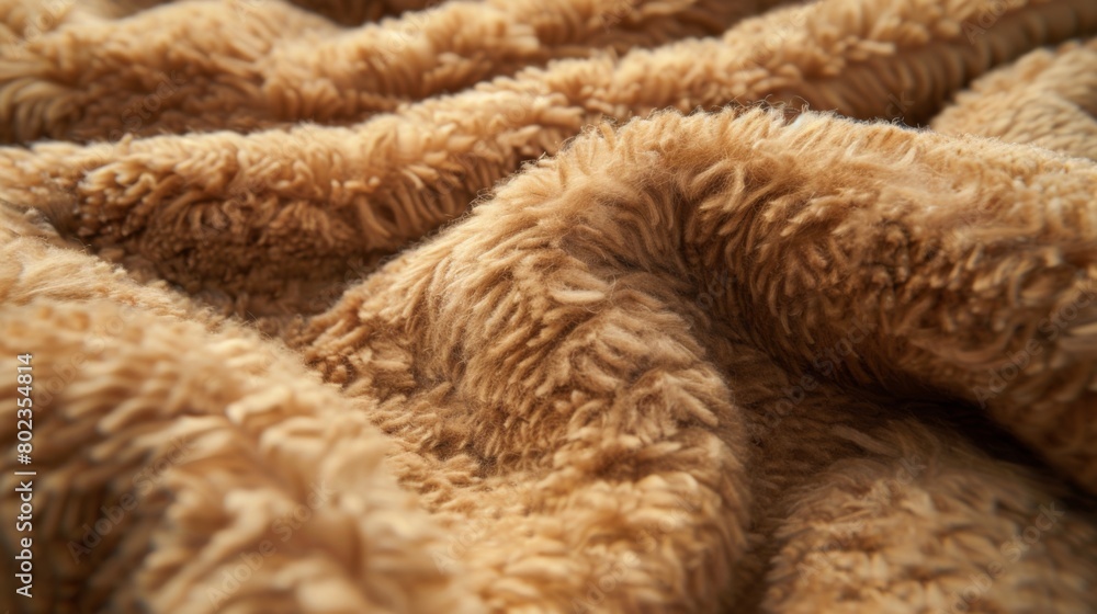 Fuzzy wool in a warm camel color lends a cozy and inviting texture to your design. Fuzzy wool in a warm camel color lends a cozy and inviting texture to your design.