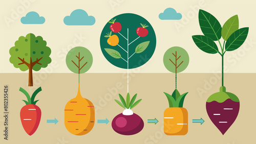Rallying Roots Dig into the history of root vegetables like potatoes carrots and tur and learn how they sustained soldiers and civilians during the. Vector illustration