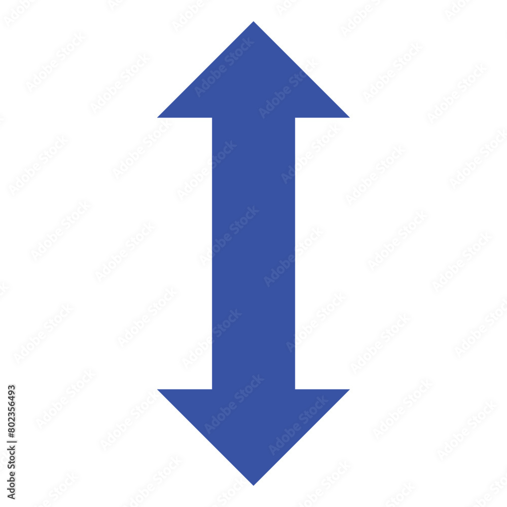 arrows on white background. Dual side arrow icon vector. arrows on white background. Dual side arrow icon vector.