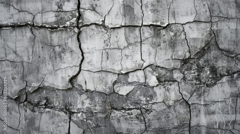 Cracked concrete in a cool grey tone adds an industrial and urban feel to your textured backdrop. Cracked concrete in a cool grey tone adds an industrial and urban feel to your textured backdrop.