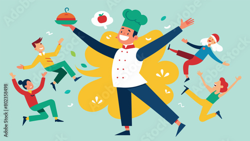 A performer with ADHD captivating the audience with their energetic dance moves incorporating their ADHD tendencies into their choreography for a. Vector illustration
