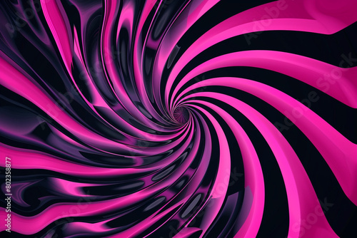 A dynamic background with a swirling vortex pattern in a vivid magenta and black color scheme  ideal for a bold statement.