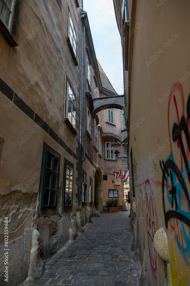 View of one of the streets in Vienna