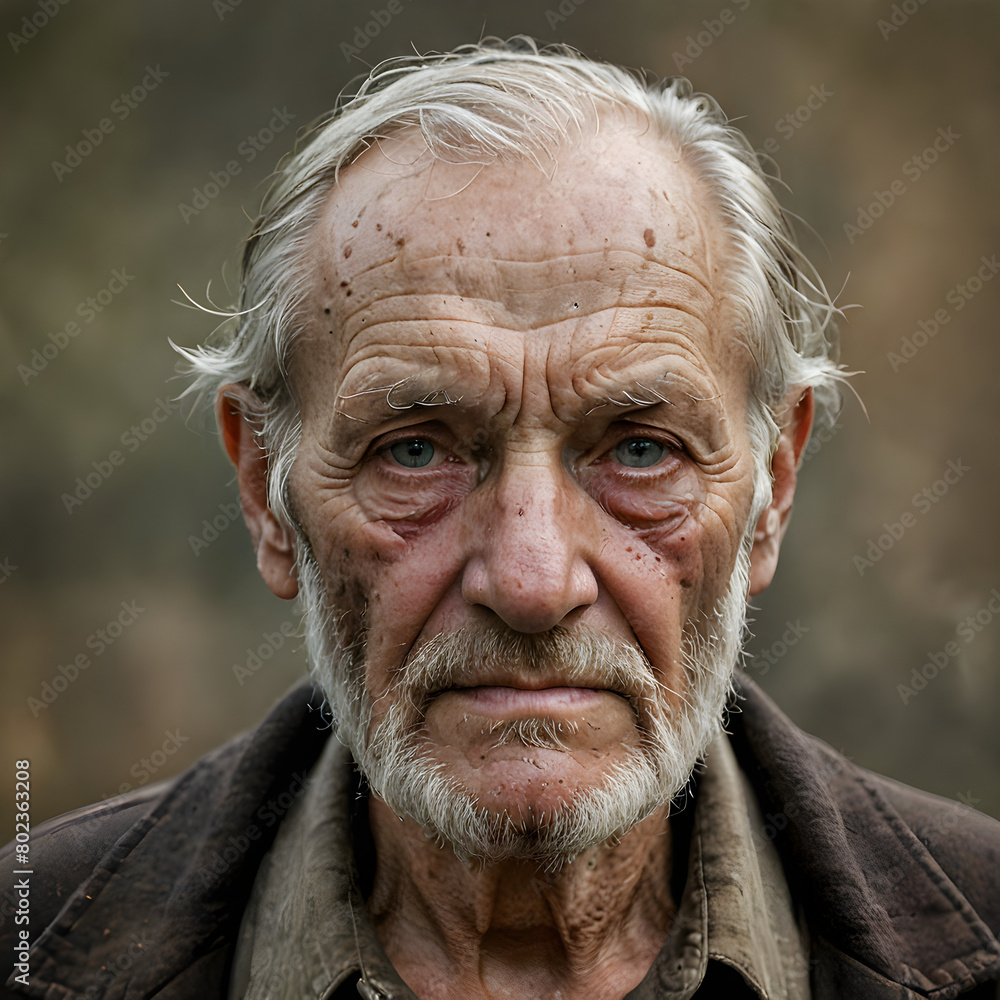portrait of a senior person portrait of a senior person