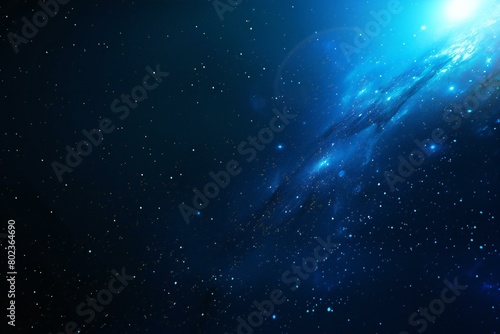 Abstract space background with stars and nebula, Rendering