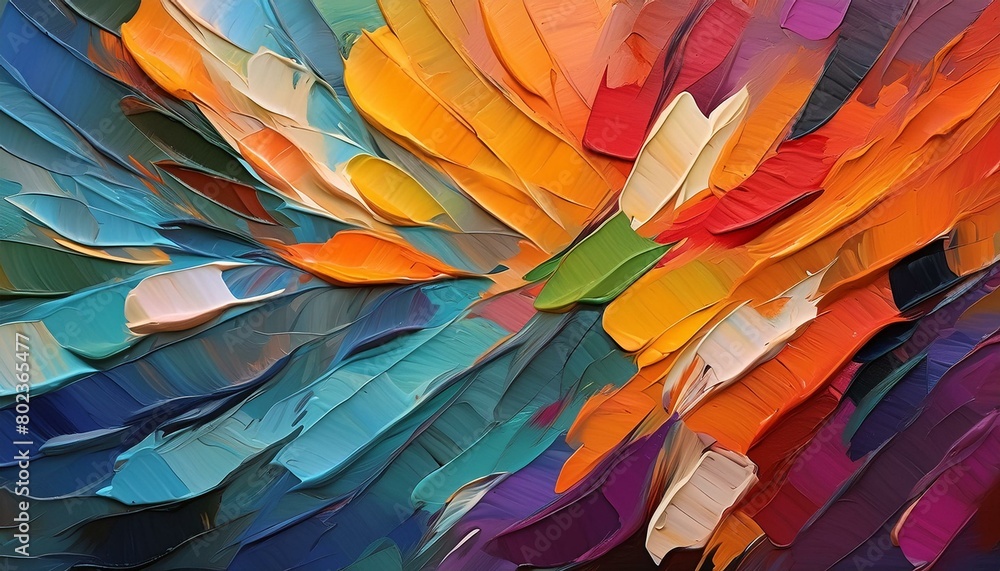 Abstract rough painting texture with oil brushstrokes in colorful colors. Pallet knife paint on canvas. Tile art concept background Abstract rough painting texture with oil brushstrokes in colorful colors. Pallet knife paint on canvas. Tile art concept background