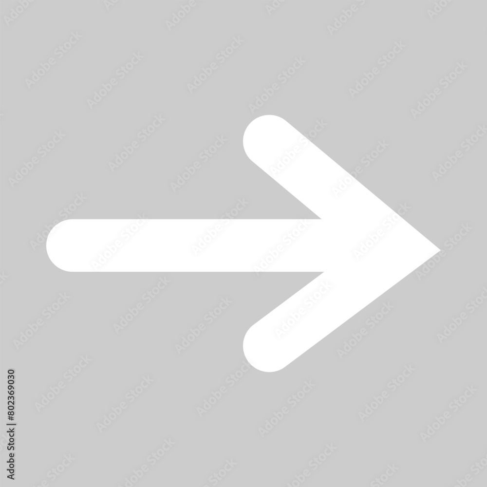 Share icon with arrow. White arrow icon on grey background. flat design arrow pointing backward icon. right, next, forward, proceed straight, symbol for direction. Vector illustration. Eps file 104. Share icon with arrow. White arrow icon on grey background. flat design arrow pointing backward icon. right, next, forward, proceed straight, symbol for direction. Vector illustration. Eps file 104.