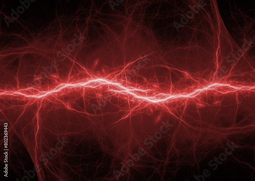 Red electrical background, electrical background
