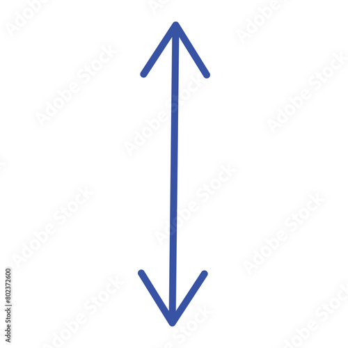 Dual sided black arrow. Horizontal dual sided long straight arrow signs. double arrow icon. 