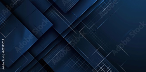 Abstract Blue geometric background with diagonal lines