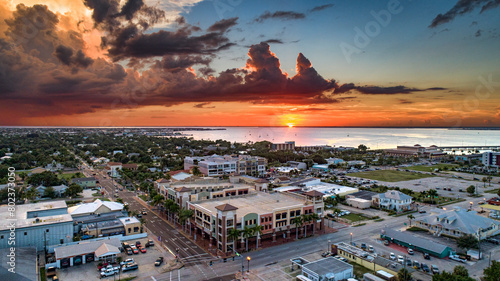 Photography Aerial Down Town Punta Gorda