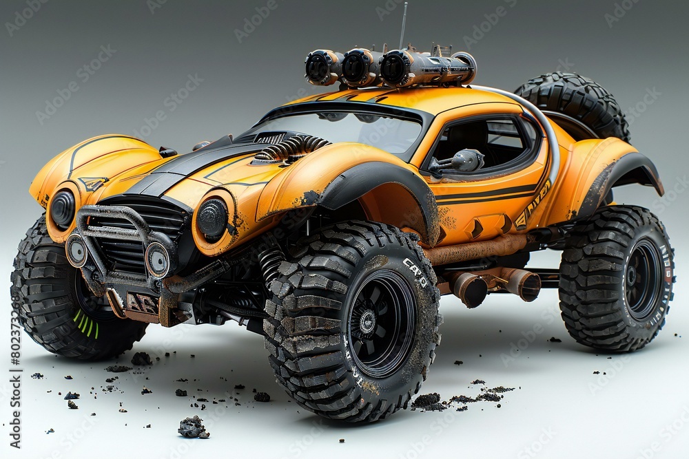  rendering of a brand-less generic all terrain vehicle