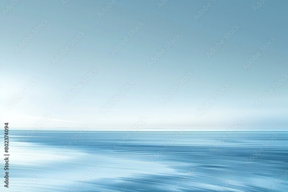 Abstract scene of sea and sky with motion blur effect for background