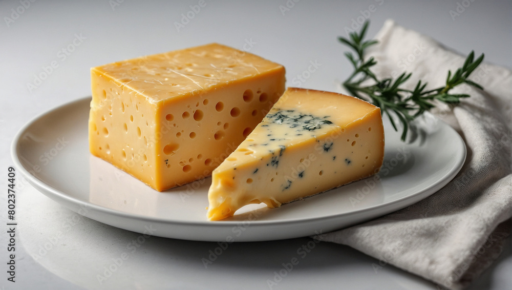 Image of delicious cheese on a white table 22 Image of delicious cheese on a white table 22