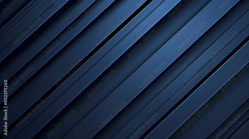 Obraz premium Abstract dark blue stripes overlapping layer background