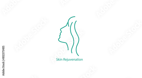 Vector Icon: Skin Rejuvenation Procedure Symbol
