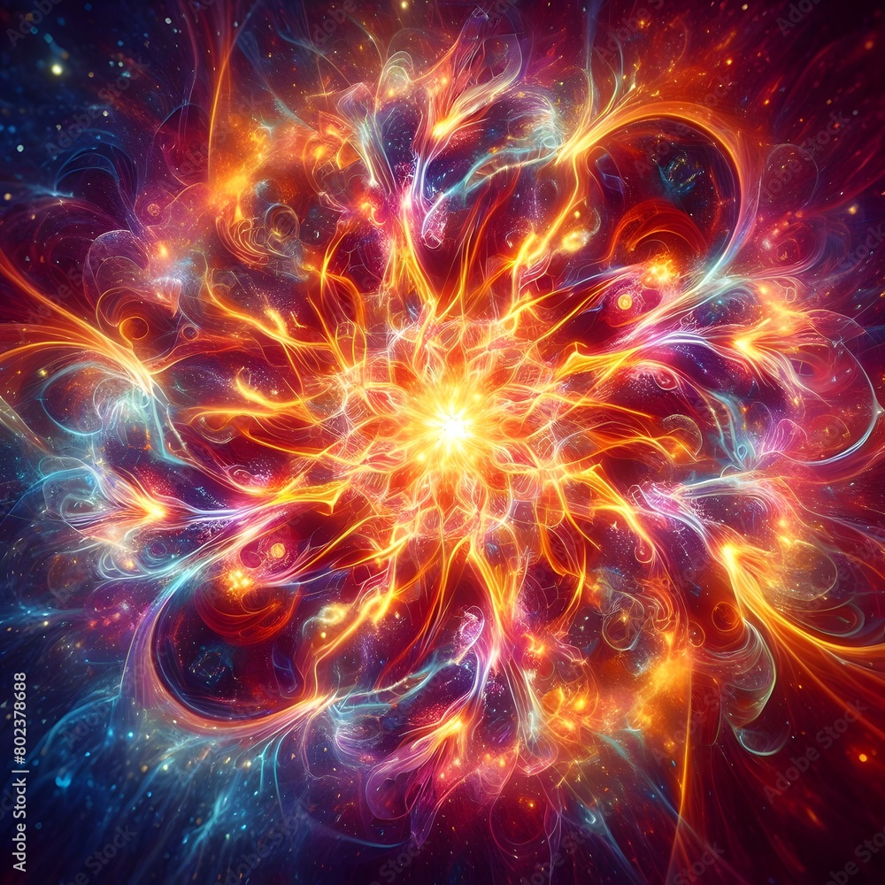 Fusion flare dragon Abstract Colorful Shape of vibrant hues and dynamic Background Fusion flare dragon Abstract Colorful Shape of vibrant hues and dynamic Background