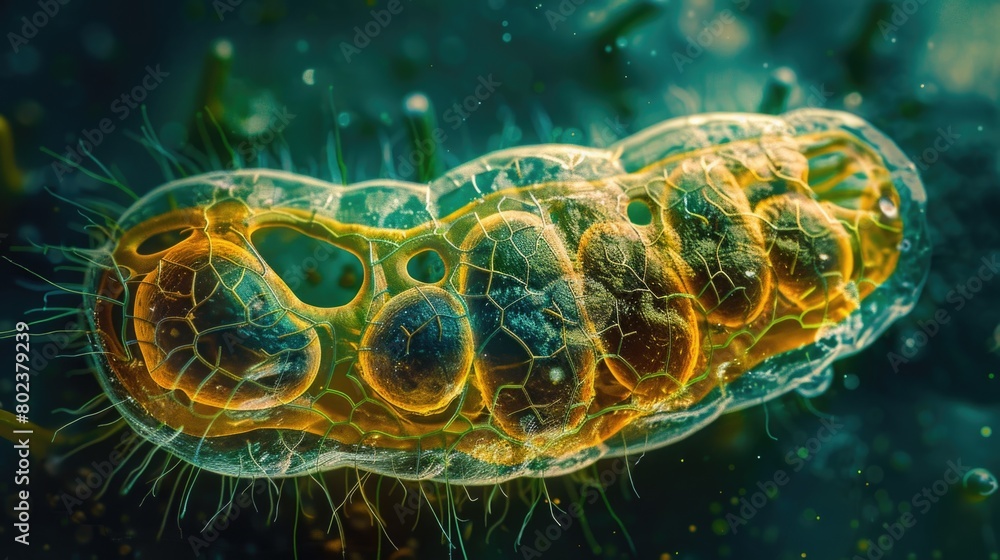 Obraz premium Detailed close up view of a germline. Perfect for educational materials