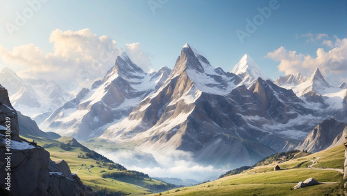 swiss mountains landscape © World