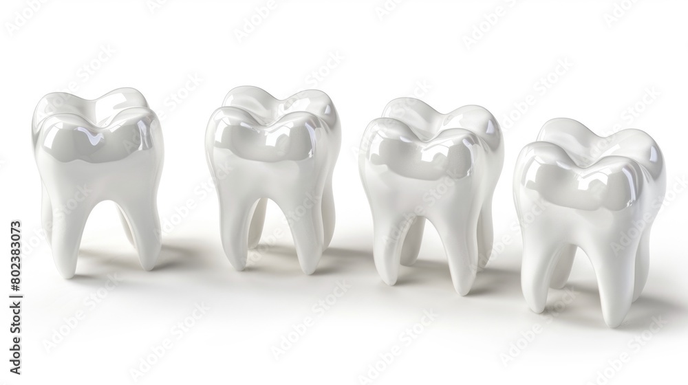 A row of white toothbrushes, perfect for dental hygiene ads A row of white toothbrushes, perfect for dental hygiene ads