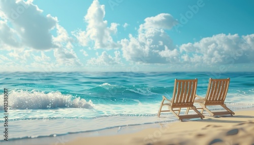 concept of summer, relax, beach