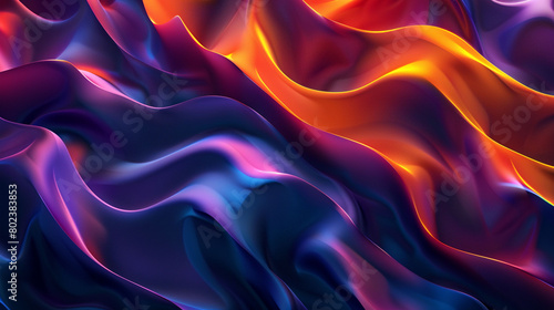 abstract modern background 3d render with vibrant colors