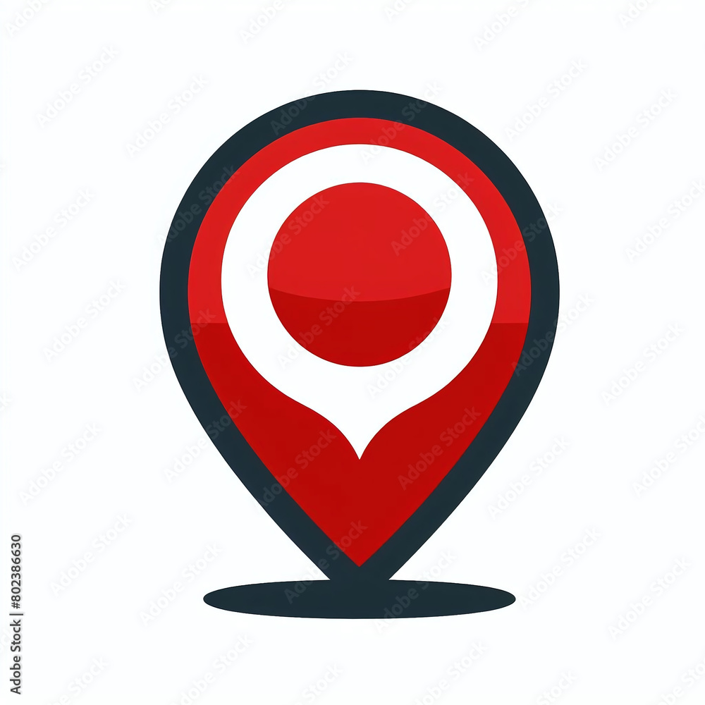 Location pin icon. Map attach marker place. Location icon. Map pointer marker icon set. GPS location character collection.