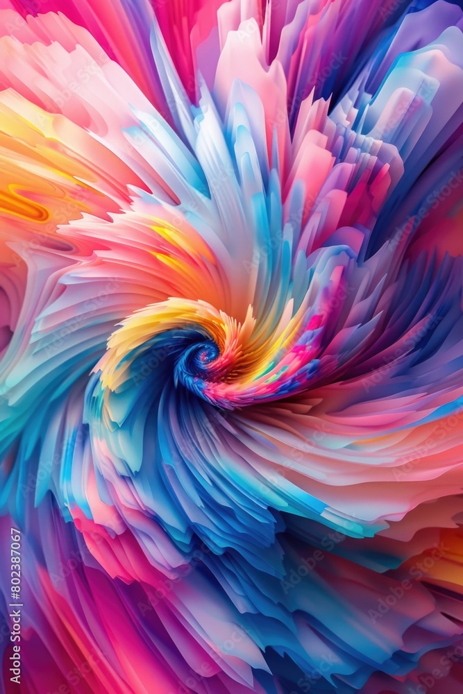 Vibrant close-up view of a colorful flower, perfect for various design projects Vibrant close-up view of a colorful flower, perfect for various design projects