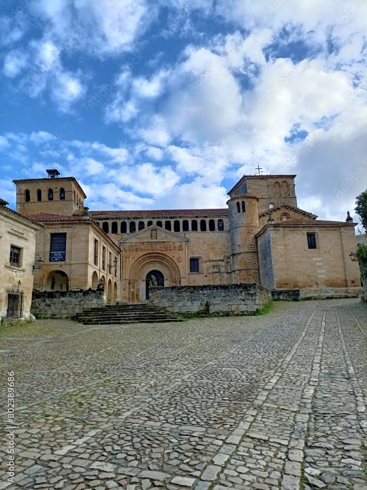 Collegiate Church of Santa Juliana in Santillana del Mar in Spain.