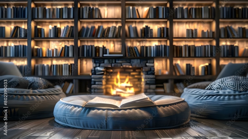 Step into the cozy ambiance of a vintage home library filled with old books. Concept Vintage Home Library, Old Books, Cozy Ambiance, Reading Nook, Antique Decor