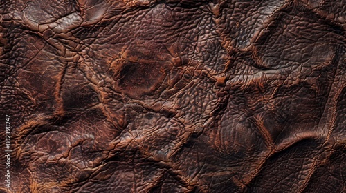 Rugged leather in a rich mahogany hue adds a masculine and rugged texture to your background.