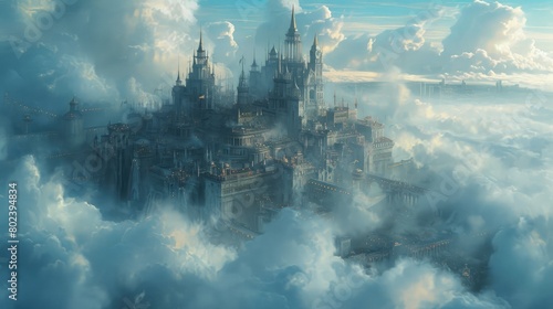 Above the Clouds: Cityscape Mirage