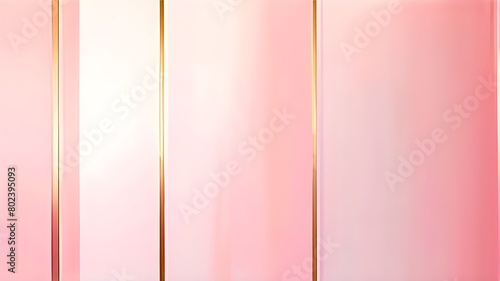 Pink stripped background with golden vertical lines