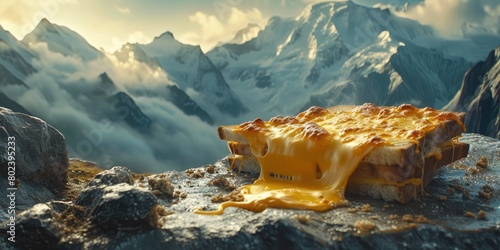 Alpine Indulgence: Gourmet Cheese Toastie photo