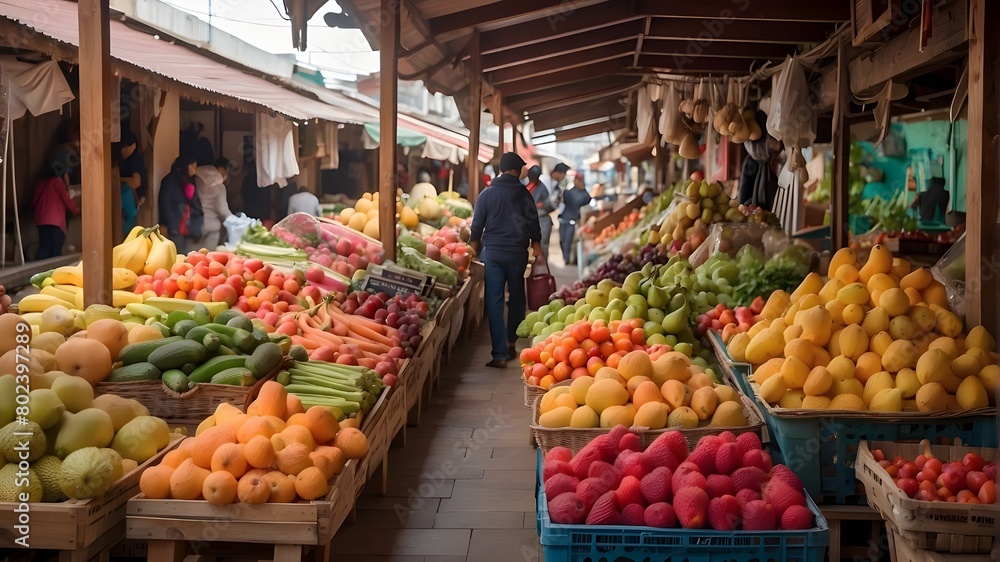 produce and fruits available in the market