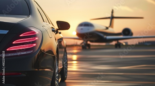 Seamless Travel Experience: Luxury Car Rentals at Airports © Andrii 