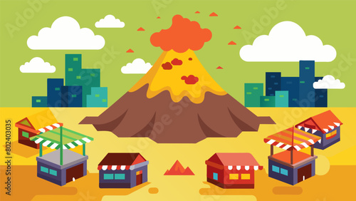 The lively marketplace that was once a symbol of the towns unity and community spirit was now a battleground mirroring the eruption about to happen on.