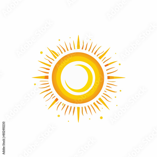 Golden Sunburst Background