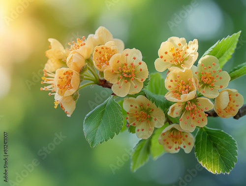 blooming tree in spring