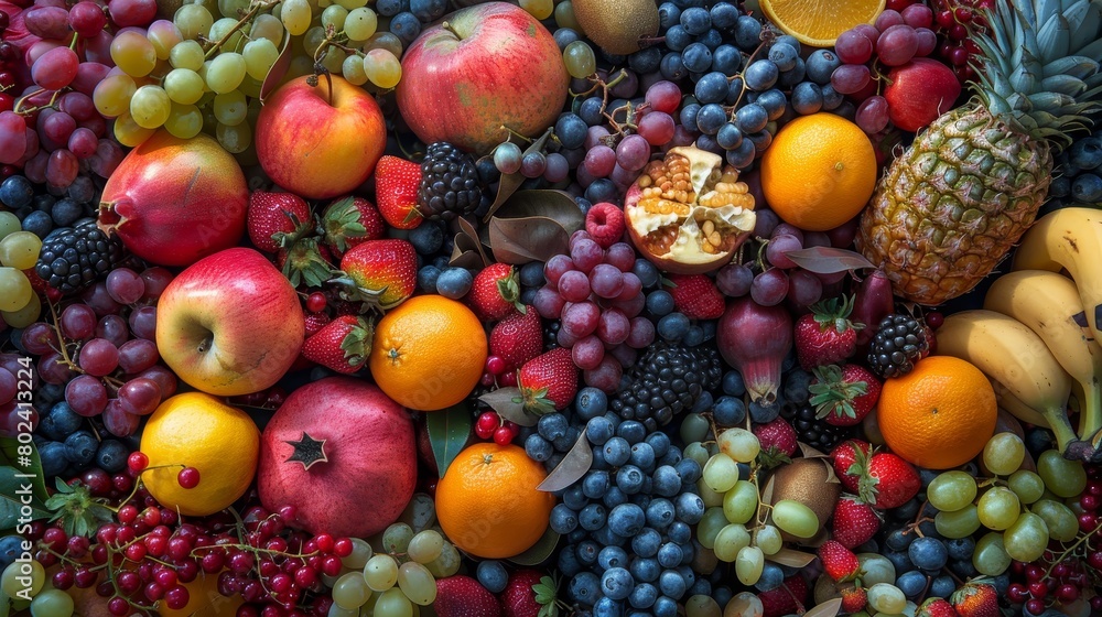 Craft an image of a bountiful harvest with many fruits Craft an image of a bountiful harvest with many fruits