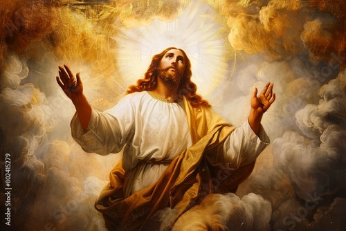 An illustration of Jesus christ saviour of the world.