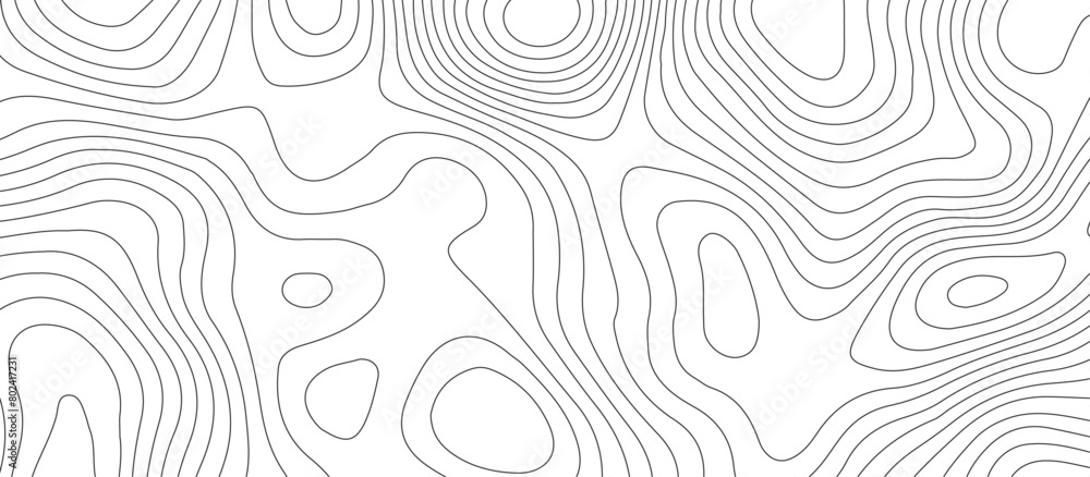 White background topography contour map with black curve lines .luxury topographic wavy pattern and geographic grid map design . White background topography contour map with black curve lines .luxury topographic wavy pattern and geographic grid map design .