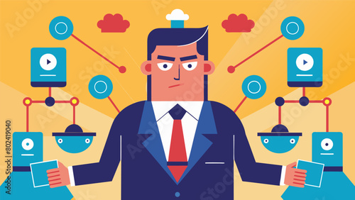 The owner of the rumor mill sits at the center pulling the strings and controlling the flow of information manipulating the masses for their own gain..